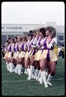 Majorettes lined up in Ficklen Stadium